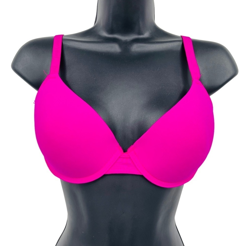 Juicy Couture‎ Underwire Bra Lined Pink Women's Size 34C Padded
